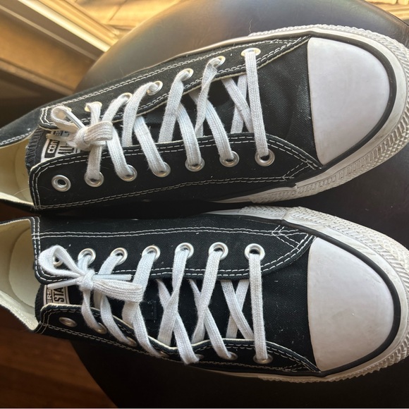Converse Black and White Canvas Sneakers - Picture 2 of 6